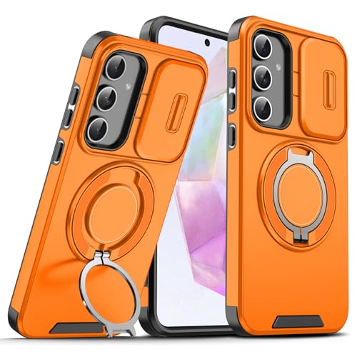 BAFUGU Coque pour Samsung Galaxy A16 5G [Protection d'appareil Photo Slide Camera] [Rotation de 360...