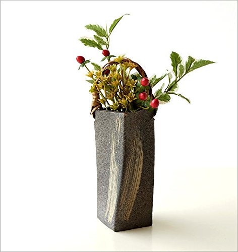 G和風花器 Amazon.co.jp: 花瓶 おしゃれ 花器 和風 信楽焼 和陶器ベース ツイスト