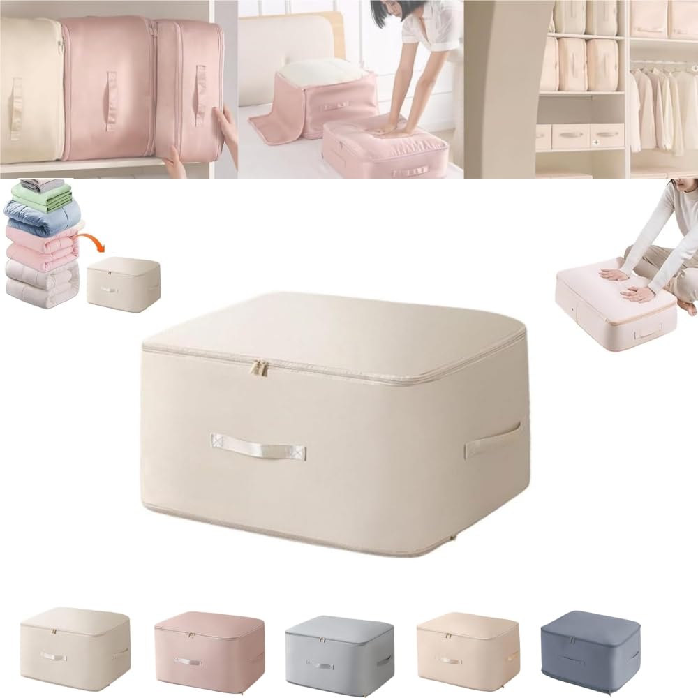 Ultra Space Saving Self Compression Organizer,2024 NEW Heavy Duty Moving Bags,Storage Tote for Space Saving,Self Compression Moving Organizer Bags for