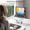 UGREEN Adjustable Laptop Stand for Desk, 360° Rotating, Ergonomic Portable Computer Stand Laptop Holder Riser Compatible with MacBook, Air, Pro, All Laptop 10-17", Gray #2