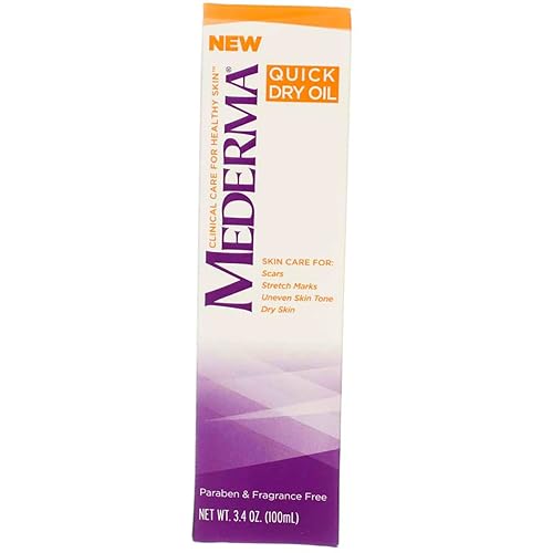 Mederma Aceite de secado rápido 3.4 oz (paquete de 2)