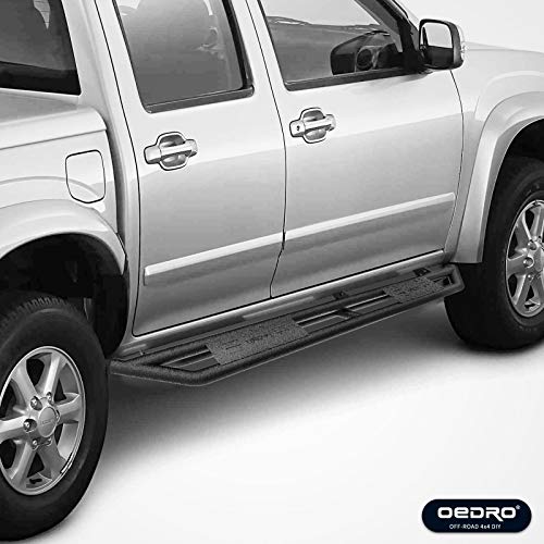 Oedro 6" Running Boards Compatible With 2015-2022 Chevy Colorado/Gmc Canyon Crew Cab, Textured Black Side Step Nerf Bars #TOP2