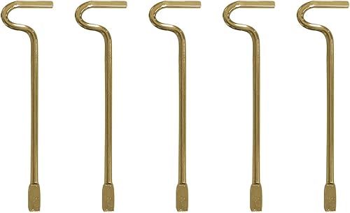 Llave de emergencia para puerta de baño interior, llave de repuesto para puerta interior, 5 unidades