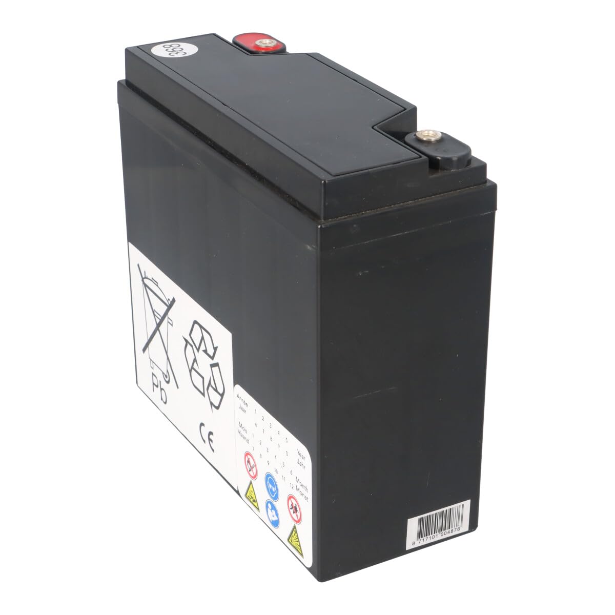 Akkusatz 5X 12V 25Ah Kompatibel zu 6 DZM 20 60V 20Ah VRLA EVX12-25 T12 M5 | Langlebig - Wartungsfrei - Zuverlässig - Ersatzakku - Akku - Batterie