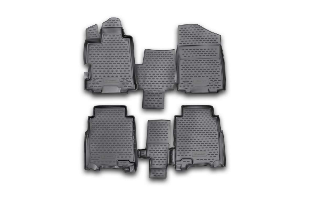 ELEMENT Alfombrillas 3D para ŠKODA Karoq 2017- | Familiar | Europa | Sin Caja Asiento | 4 Piezas — view 15