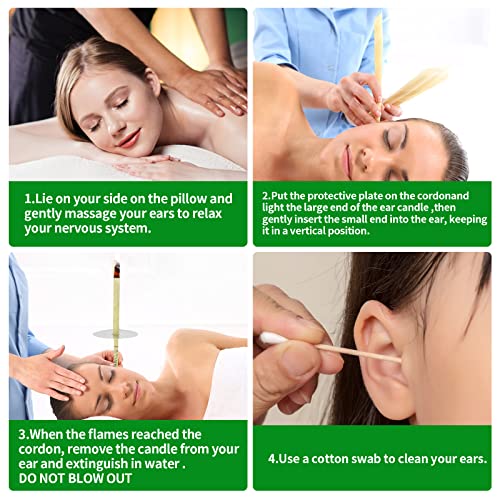 Ear-Candles16pcs-All-Natural-Beeswax-Hopi-Ear-Candle-Cones-with-Drip-Protectors-DisksCotton-SwabEar-Wax-Removal-Candle-Kit-with-Natural-Organic-Beeswax