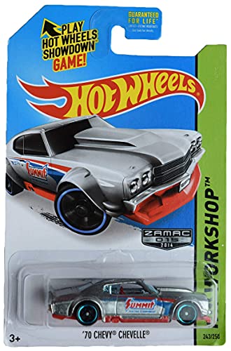 Hot Wheels Zamac 70 Chevy Chevelle Atelier 243/250 edition limitee argent