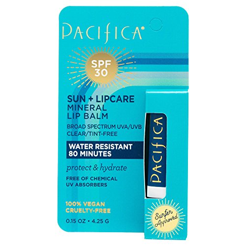 Pacifica Sun and Lip Care SPF 15 Mineral Lip Balm Coconut Clear