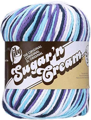 Image of Lily Sugar'n Cream Super Size Ombres Yarn, 3 oz, Moondance, 1 Ball