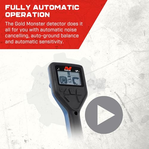 MINELAB Gold Monster 1000 Gold Detector for Adults with 5" Waterproof Search Coil, Fully Automatic Extra Sensitive 45kHz Performance by MINELAB - Image 6
