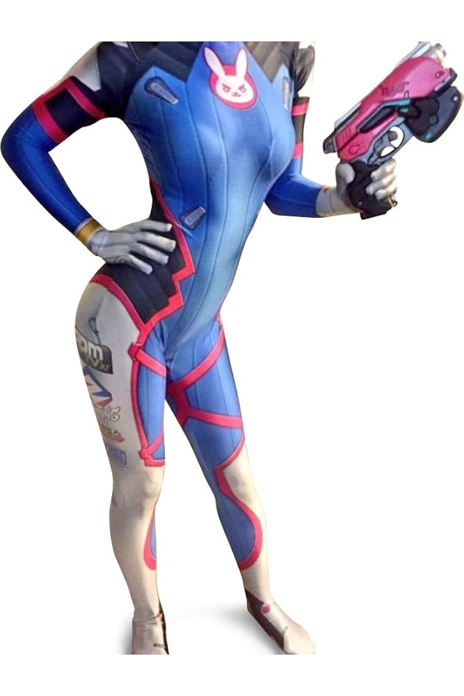 オーバーウォッチ D.va レディースコスチューム コスプレ アニメゲームオーバーウォッチ2 d。女性のためのvaのコスプレ