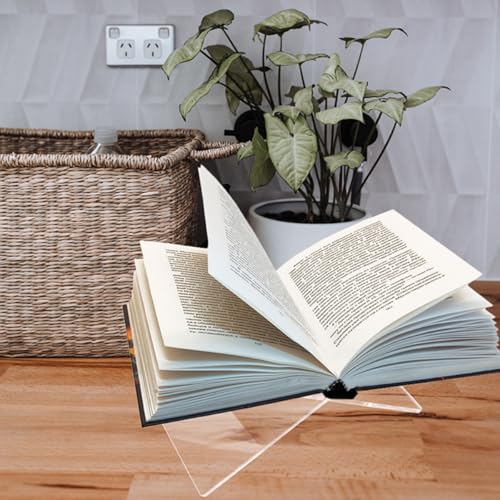 Support de livres en acrylique transparent robuste multifonctionnel pour maison - 7