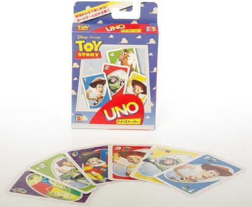 Amazon Com Mattel Disney Pixar Toy Story Uno Card Game Toys Games