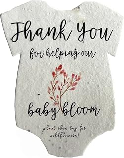 Baby Seed Paper Bodysuit Thank You