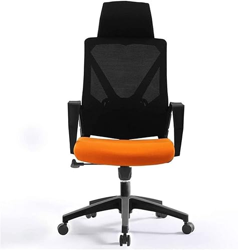 Miniatura 1 de Silla de oficina ergonómica de malla, silla de escritorio para computadora, asiento y respaldo de malla, reposacabezas ancho, soporte lumbar