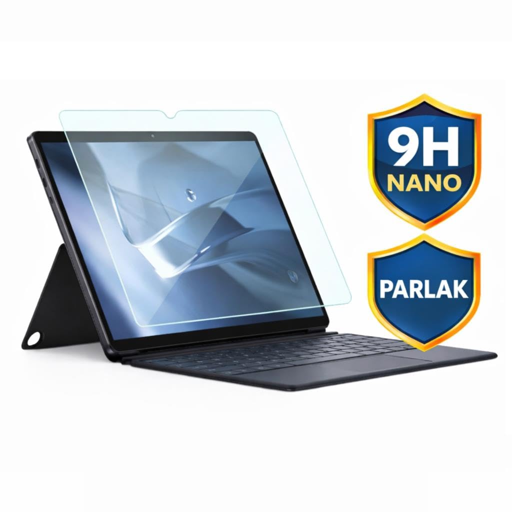 Engo Acer Etpad Max 12.9 İnç İle Uyumlu Ekran Koruyucu 9h Temperli Kırılmaz Esnek Nano Cam, Çizilmeye Ve Darbeye Dayanıklı Koruma, Hd Şeffaf