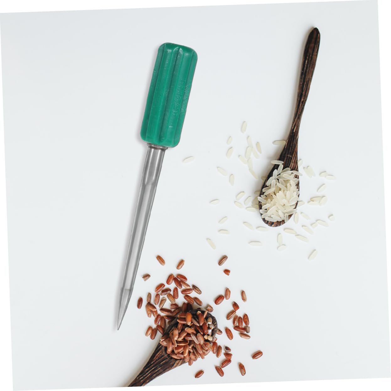Toddmomy Stainless Steel Grain Probe Sampler Durable Cereal Sampler with Handle for Accurate Grain Testing and Easy Operation for Cereal Analysis