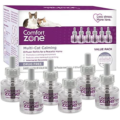 Comfort Zone Multi Cat Calming Diffuser Refill, 6 Pack