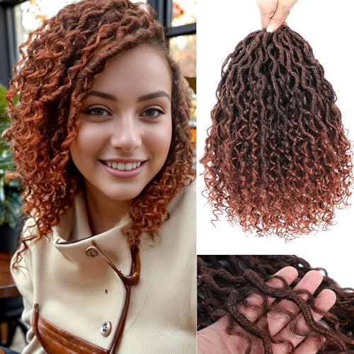 New Goddess Locs Crochet Hair with Culy End 8 Packs