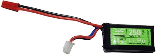 AirSoft Batería LiPo 7.4V 250mAh 20C Valken HPA Motor Polarstar V12 AEG Fusion 63019