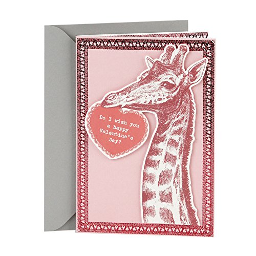 Hallmark Shoebox Funny Valentine's Day Card (Giraffe Joke)