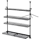 山善(YAMAZEN) キッチンラック 突っ張り 幅60 ブラック TKRO-604*(BK)