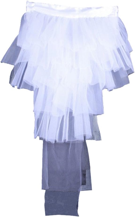 Womens Half Bustle Tulle Tutu Skirts Burlesque Chemise Clubwear Rave Party Dress