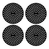 Kit com 4 almofadas protetoras de 20cm tapete de silicone para fogão