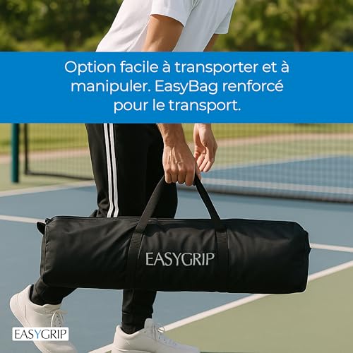 Filet de pickleball stable EasyGrip anti-affaissement avec montage sans outil