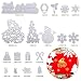 Naler 18 Troqueles Scrapbooking Navidad Troqueles Metal para Scrapbooking, Tarjetas, Álbumes de...