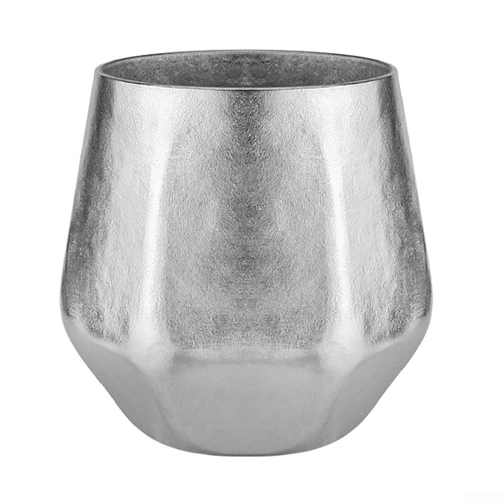 Tasse à café isotherme à double paroi en titane de 240 ml pour le camping, les voyages Pure Ti