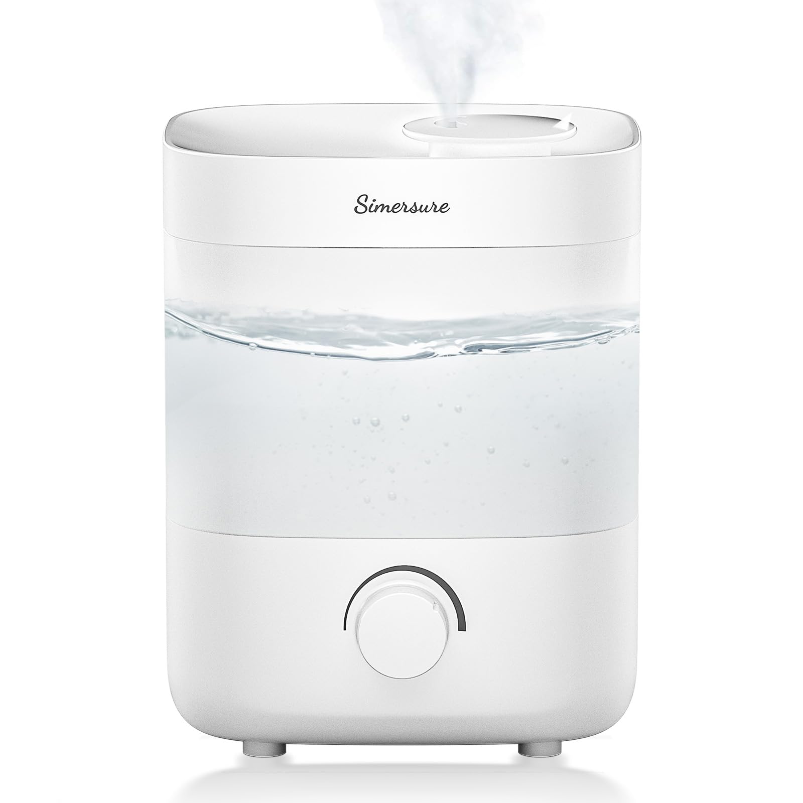 Top Fill Humidifier 2L Water Tank for Bedroom 28H Long Lasting New White Air Humidifier for Large Room
