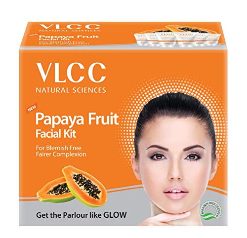 VLCC Papaya Fruit Facial Kit 60 g (Set of 6)