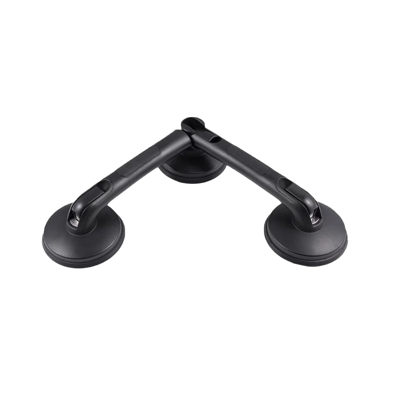 Barras de agarre antideslizantes con ventosa, adecuadas for baños, inodoros, bañeras y escaleras, ángulo ajustable(Black)