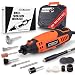 Produktbild RHZ TOOLS Multifunktionswerkzeug [160W] - Multitool 155-teilig - Multitool Werkzeug mit LED-Griff - Multifunktionswerkzeuge mit 5 Griffaufsätzen - 8.000-35.000 U/Min - GS geprüft