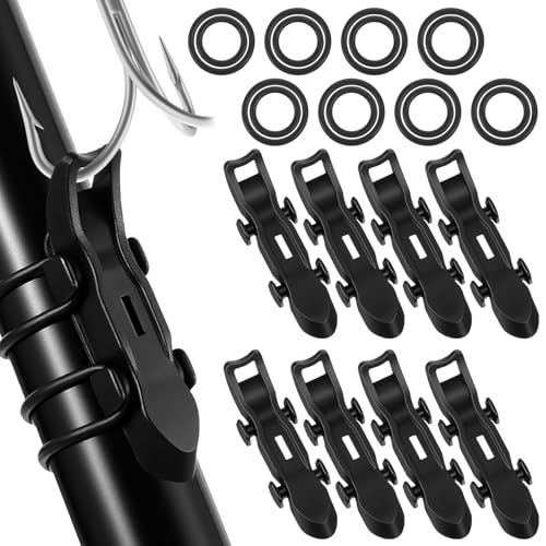 8 Pcs Hook Keeper for Fishing Rod Holds The Lure in Place