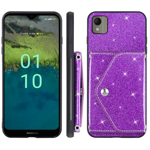 Etui Nokia C110 violet Asuwish eviter les rayures de l'ecran mobile - 6