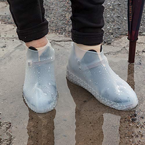 EVTSCAN Non-slip Waterproof Silicone Shoe Covers Shoe Protectors for Indoor Outdoor Protection(L) - Image 4