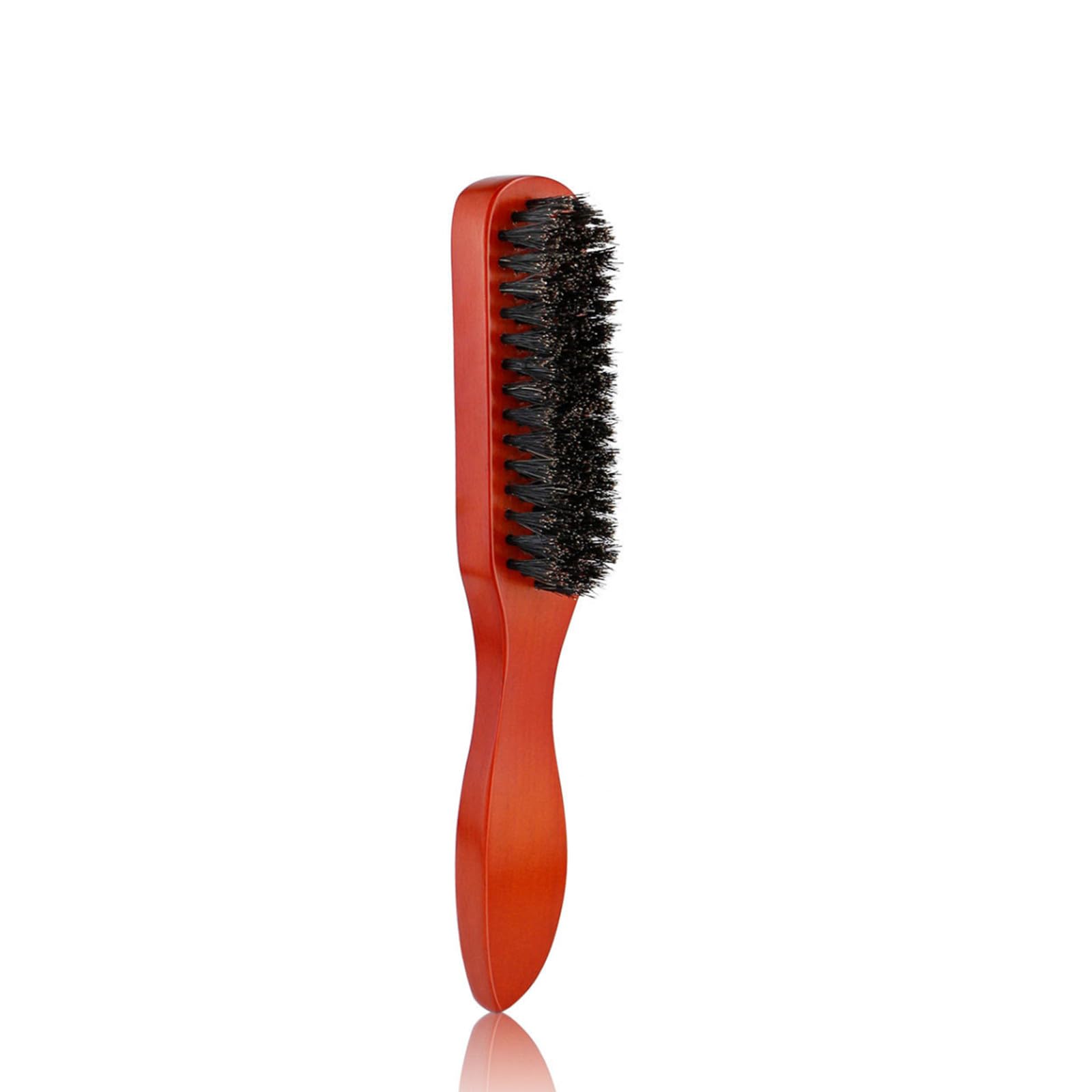 Boar Bristle Hair Brush Preferred Hollywood Beard Brush for Combing Beard Hair Massage Grooming Tool Hair Care Accessory