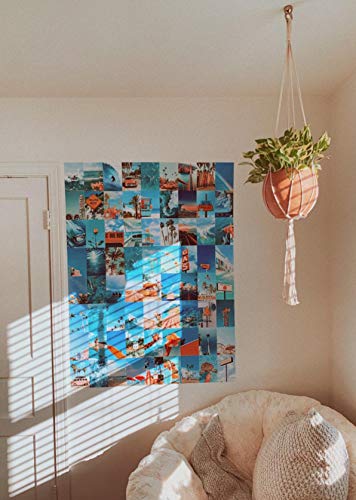 image for Mkono Macrame Plant Hangers Simple Design Indoor Hanging Planter Decor