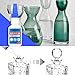 ClenyMagi 2-Pack Fast Curing Glass Glue, Super Glue for Glass, Acrylic, Mirror and More, Clear, Waterproof, Heat-Resistant