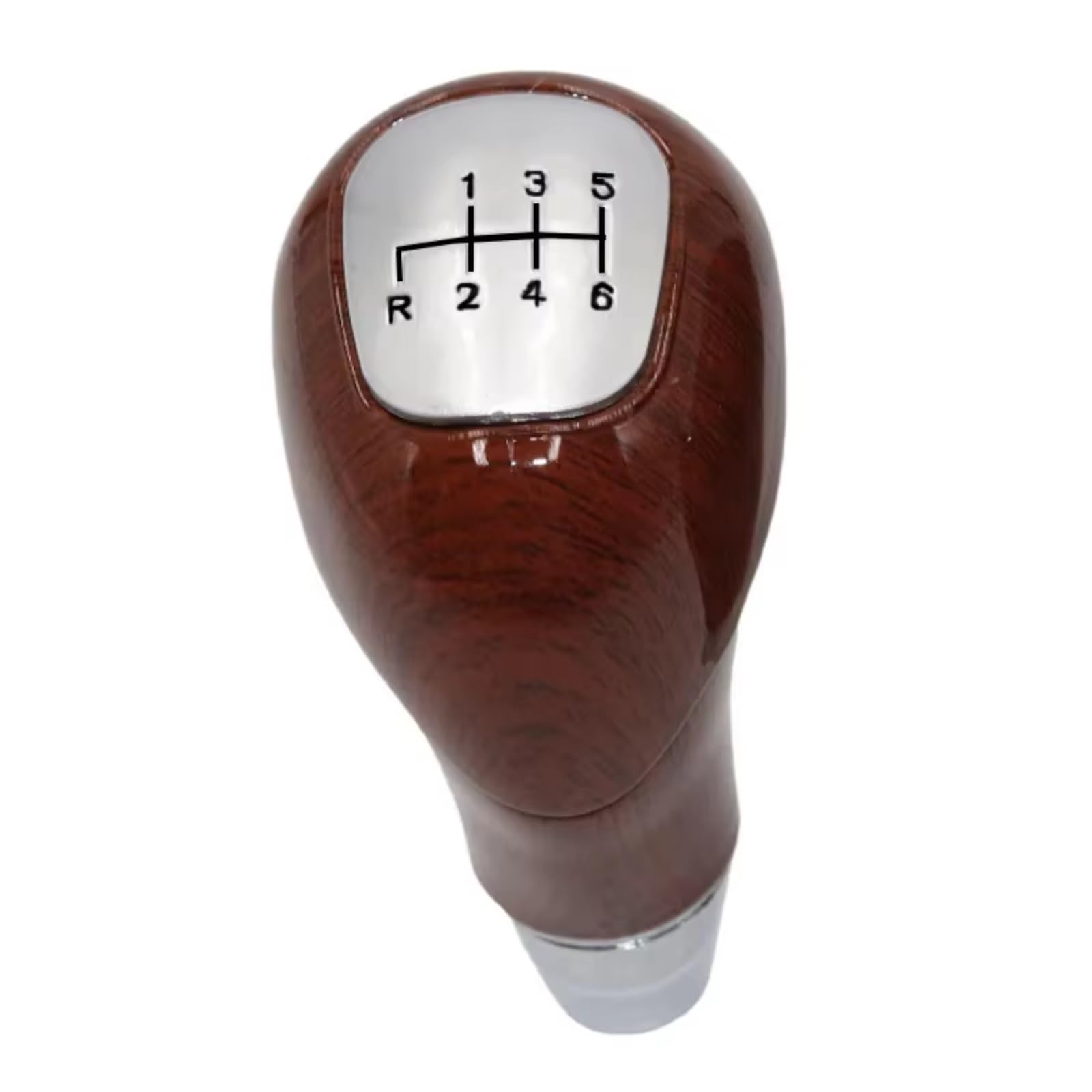 Hillar 6 Speed Silver Black Car Gear Stick Knob For Benz W168 W169 W202 W210 W463 W140 W220 W163 W215/C215 W208/C208/A208 R129 R170 Gear Shift Knob Knob Cover Shifter(6 Speed Silver Black)