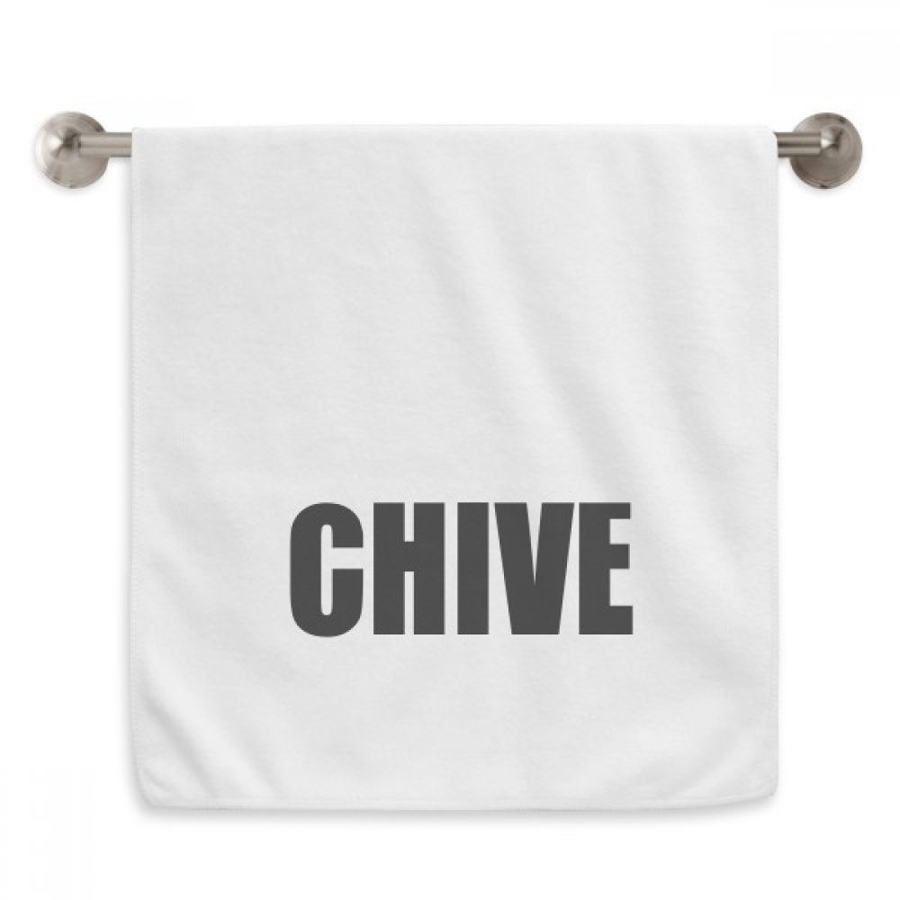 Serviettes moelleuses Ciboulette en blanc 13x29 pouces pour toilette
