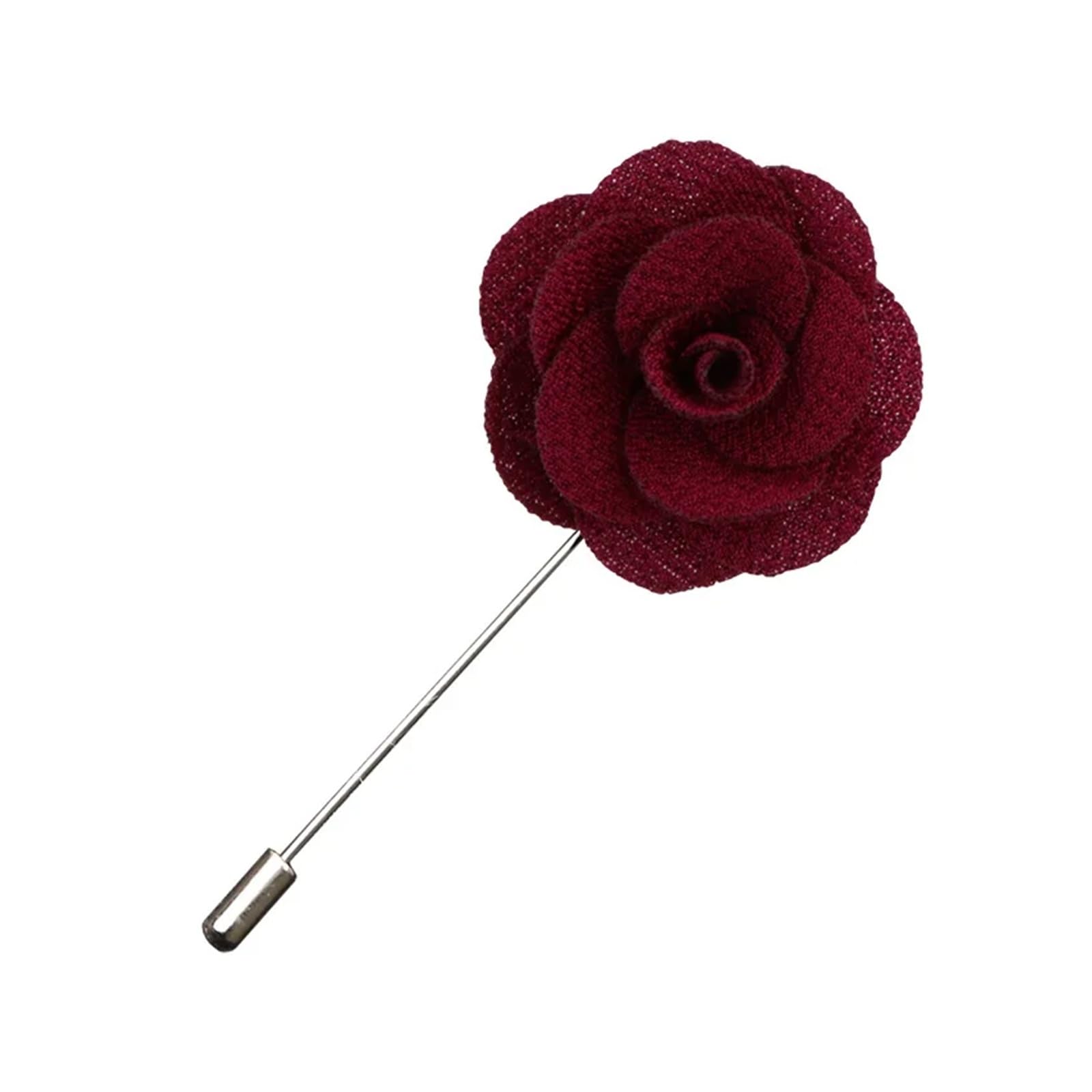 MQFBNNP Wedding boutonniere Boutonniere Men Brooch Pins Wedding Groom Buttonholes(Brown)