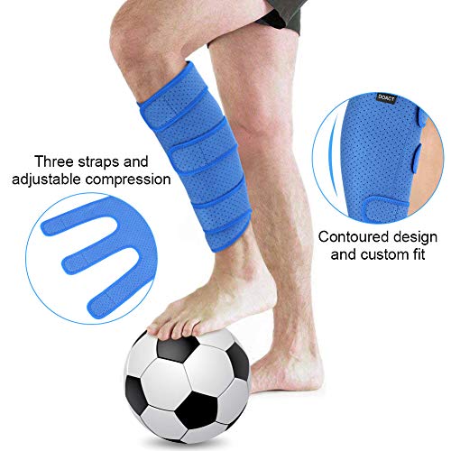 Adjustable Compression Calf Brace Support for Muscle Tear Leg Sleeve Wrap with Adjustable Straps for Calf Shin - Image 3