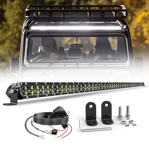 CO LIGHT 42' Light bar auto 48000LM Doppelreihe 6D-Linse LED balken 12v/24V IP68 Mischstrahl Geeignet für landwirtschaftliche Traktoren, 4x4 Fahrzeuge, Lastwagen und Wohnwagen (104cm)