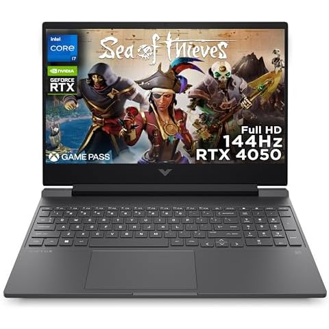 HP Victus 15" Gaming Laptop with RTX 4050 Cover
