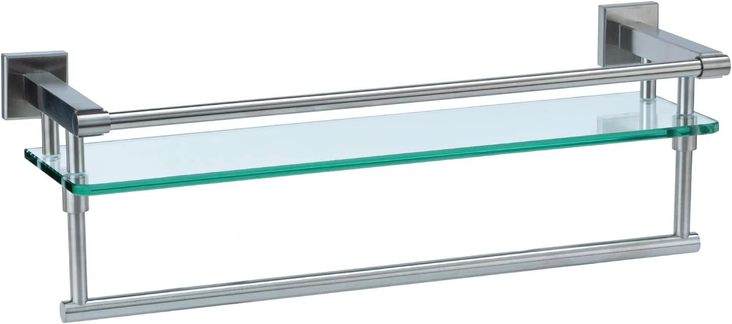 Buy Woindo Glass Shelves Bathroom Towel Rack SUS304 Stainless Steel