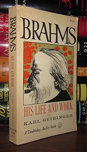 Brahms, his life and work B0007EMBUQ Book Cover