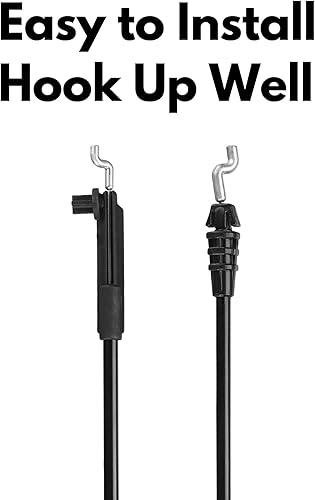 Miniatura 3 de 104-8676 Cable de freno 290-919 14759 cable de repuesto compatible con Toro 22 pulgadas reciclador cortacésped 20013 20014 20017 20018 20031 20041